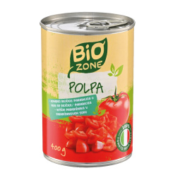 bio paradižnik, koščki, bio zone, 400 g