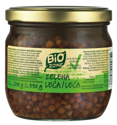 zelena vložena leča, bio zone, 330 g