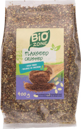 bio laneno drobljeno seme, bio zone, 400 g