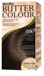 barva za lase butter color, 660 čokoladno rjava, subrina