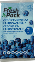 vrečke za zamrzovanje, fresh & pack, 3 l, 38/1