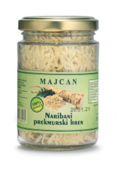 naribani prekmurski hren, kmetija majcan, 100 g, pakirano