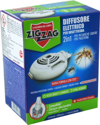 insekticid, električni uparjalnik 2v1, zig zag
