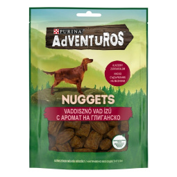 prigrizek za pse adventuros medaljoni z okusom divje svinje, purina, 90 g