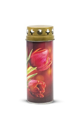 eko papirnata sveča, tulipan