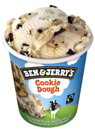 sladoled v lončku, cookie dough, ben & jerry's, 465 ml