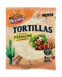 tortilje, 20 cm, hrusty, 320 g, 8/1