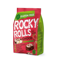 prigrizek rocky rolls, čokolada in jagoda, benlian brithers, 70 g
