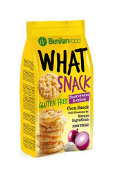 koruzni prigrizek what snack, smetana in čebula, benlian brothers, 50 g