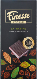 temna čokolada, 72 % kakava, finesse, 100 g