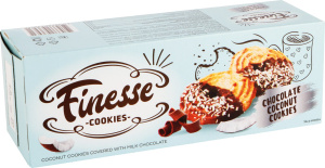 keksi, obročki s čokolado in kokosom, finesse, 300 g