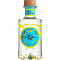 gin z okusom limone, malfy, 41 % alkohola, 0,35 l