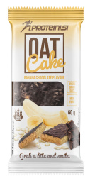 ovsena ploščica banana&čokolada oat cake, proteini.si, 60g