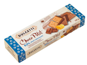keksi choco petit, dulcetti, 125 g