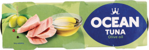 tuna v olivnem olju, ocean, 3 x 70 g
