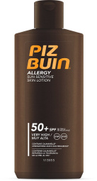 losjon, allergy sensitive, spf 50+, piz buin, 200 ml