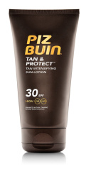 zaščitni losjon za hitro porjavitev, spf 30, piz buin, 150 ml