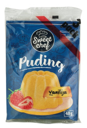 vanilin puding, sweet chef, 3/1