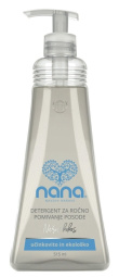 eko detergent za ročno pomivanje posode, nežni kokos, nana, 515 ml
