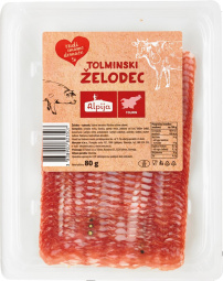 narezek tolminski želodec, kz tolmin, pakirano, 80 g