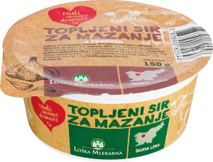 topljeni sir s česnom, 150 g