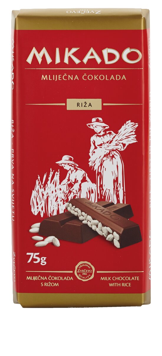 Riževa čokolada, Mikado, 75 g